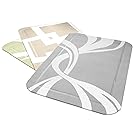 PetFusion SmartGrip EXTRA LARGE Cat Litter Mat, Gray, (35 x 24). [Easy cleaning, Stylish Pattern, Soft on Paws for Finicky Cats] - No Phthalates or VCMs