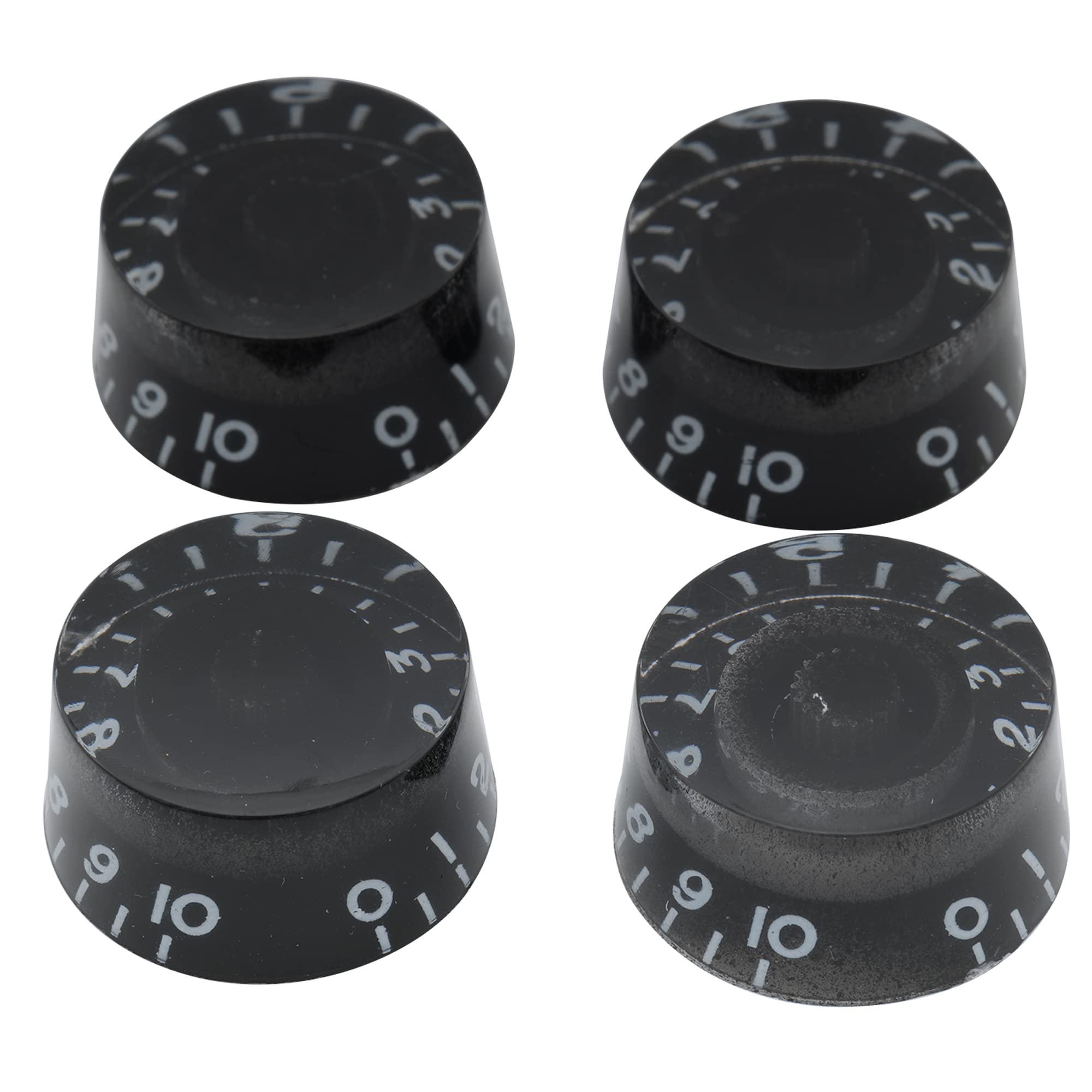Musiclily 6mm Guitar Speed Control Knobs Tone Volume Knob for Epiphone Les Paul LP Electric Guitar, Black (Set of 4) โ image 1