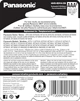 Panasonic Ni-MH Rechargeable Battery AAA for KX-TG Series DECT 6.0 view 2