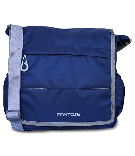 Fantosy Men Blue Polyester Sidebag