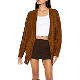Forever 21 Womens Chunky Knit Cardigan Sweater