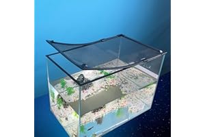 JOOFAN Magnetic Fish Tank lid Cover Keep Fish from Jumping Out
