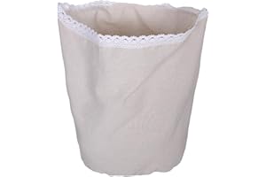 Alipis Farmhouse 70l (16.5 Gallon) Laundry Basket Fabric Liner, Washable Natural Linen Cloth Insert