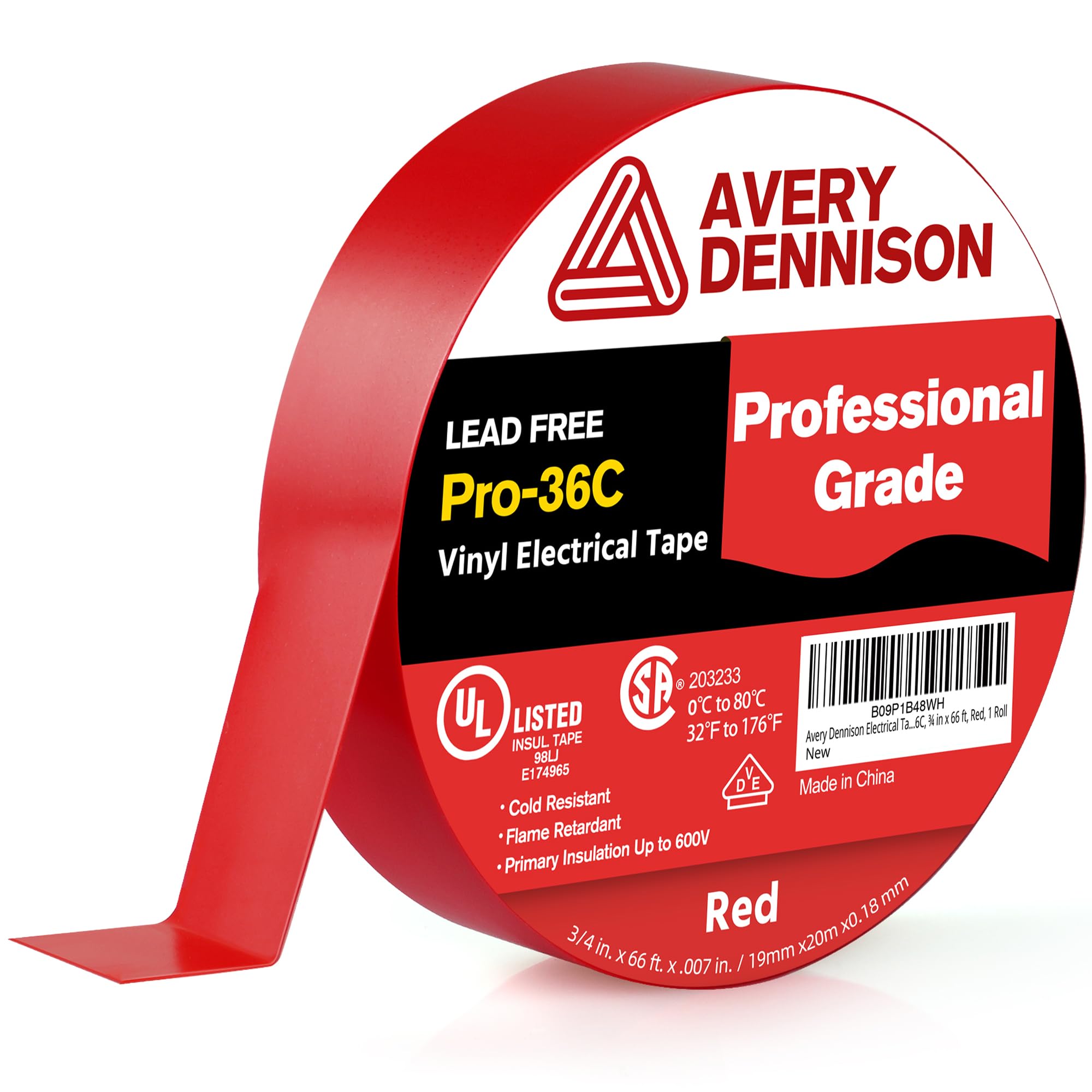 Avery Dennison Electrical Tape, Professional Grade