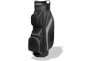 KYTAI 15 Way Top and Full Length Divider,9 Pockets/Rainhood Included,Ergonomic Golf Club Bags,Golf Bags for Men Woman