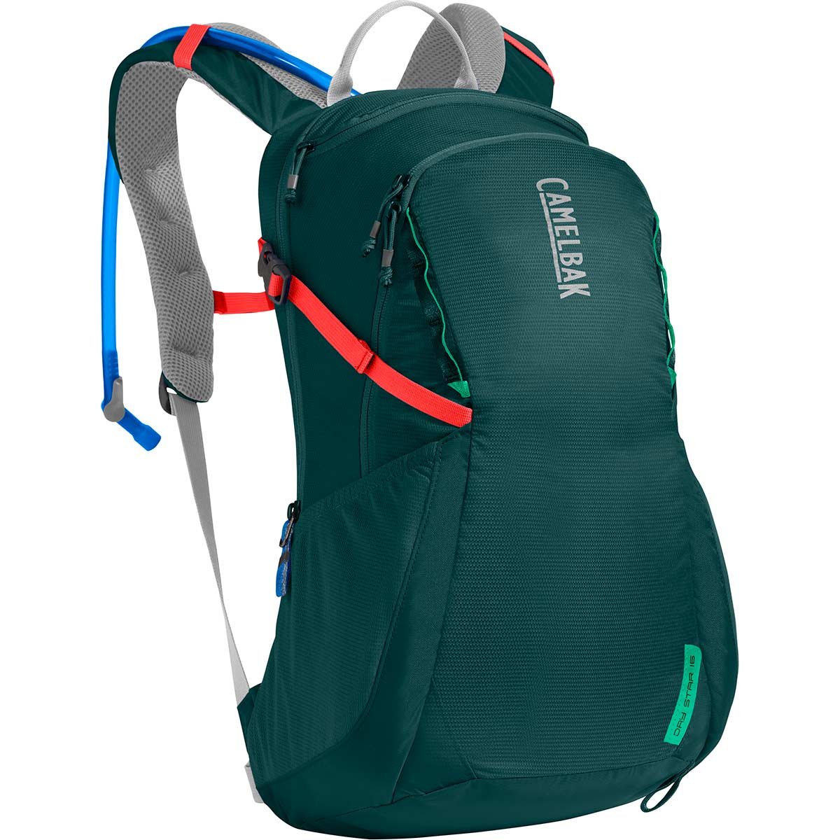 Camelbak Daystar 16 Hydration Pack - Deep Teal/Hot Coral, N/A