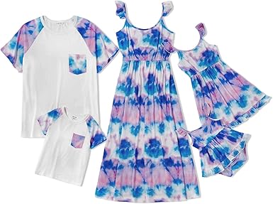 mommy and me tie dye dress