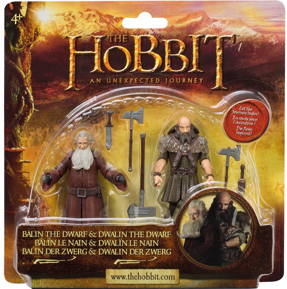 The Bridge Direct Hobbit 3.75 Adventure Balin and Dwalin Pack of 2 MPA 16013 Wave 1