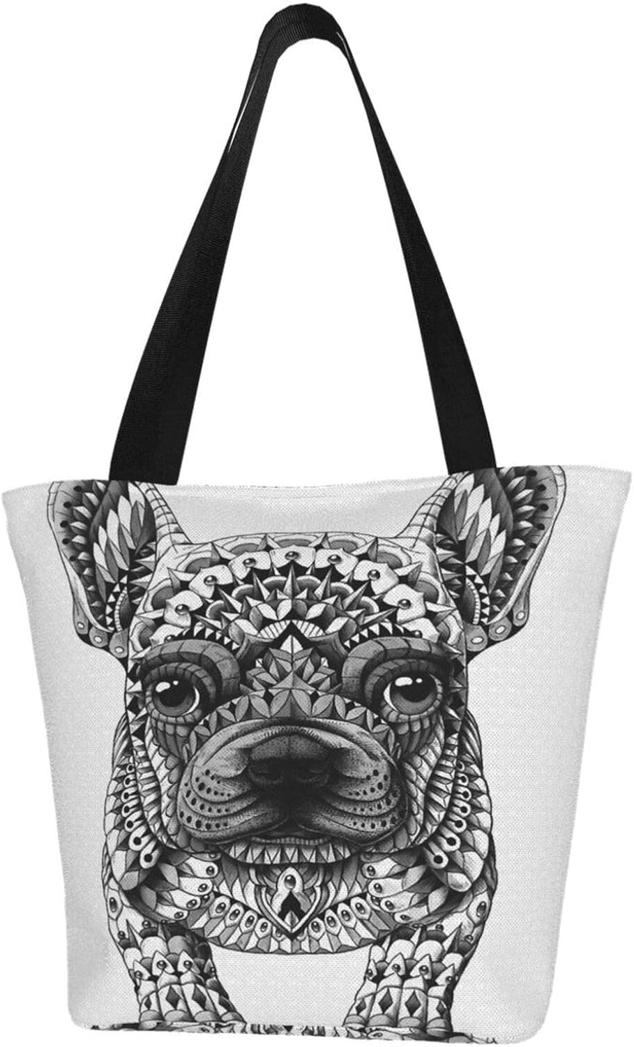 Frenchie (French Bulldog) Women Tote Bag Printed Handbags