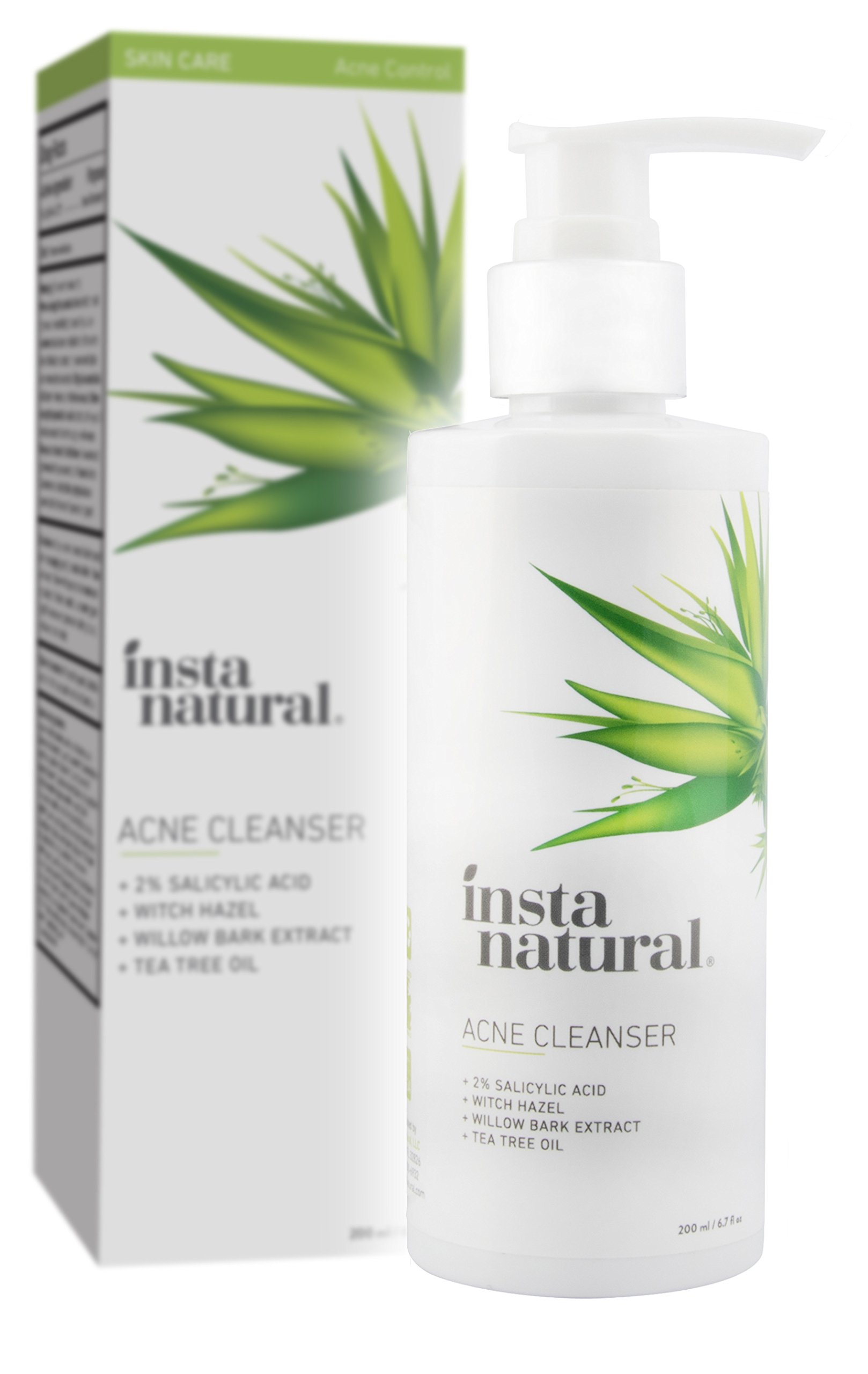 Acne Face Wash With Salicylic Acid Cleanser Treatment for Smooth