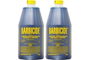 Barbicide Half Gallon Disinfectant Concentrate – 2 Pack | EPA-Registered, Professional Strength for Salons, Barbershops & Home Use | Kills Bacteria & Viruses, Anti-Rust Formula
