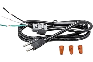 Eastman 5/4 Inch Universal Dishwasher Power Cord Kit, Straight, 69011
