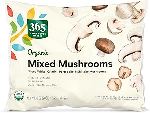 365 by Whole Foods Market, Organic Mixed Mushrooms, 10 oz, (Frozen)