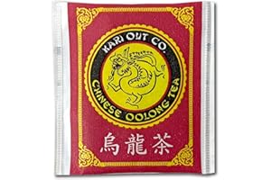 Crait Kari Out Chinese Restaurant Tea Individually Wrapped Oolong Tea Bags, Chinese Tea Bags, Pack of 45