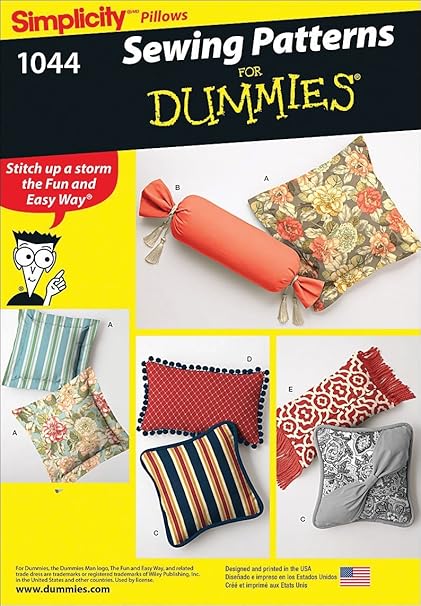 Amazon Com Simplicity Throw Pillow Cover Sewing Patterns One