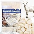 Sukh Goat Milk Soap Base 430g(0.95lb) - Pre-Cut Melt and Pour Soap Base with Organic,Vegetable, Moisturizing Ingredients for Homemade Soapmaking