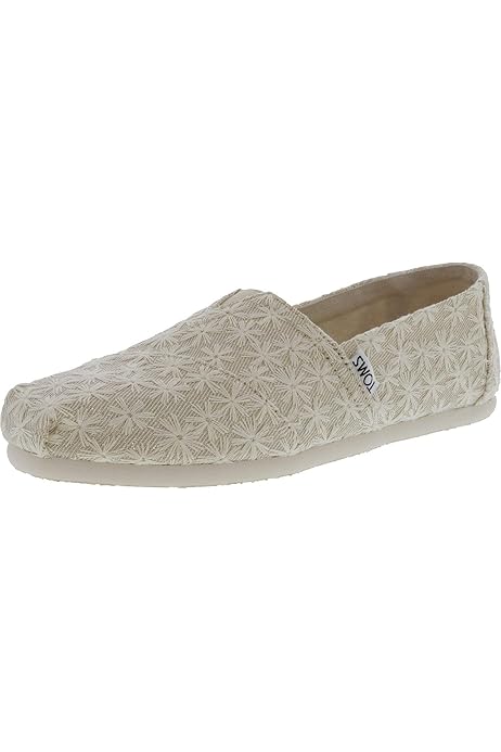 toms pale blush metallic dots
