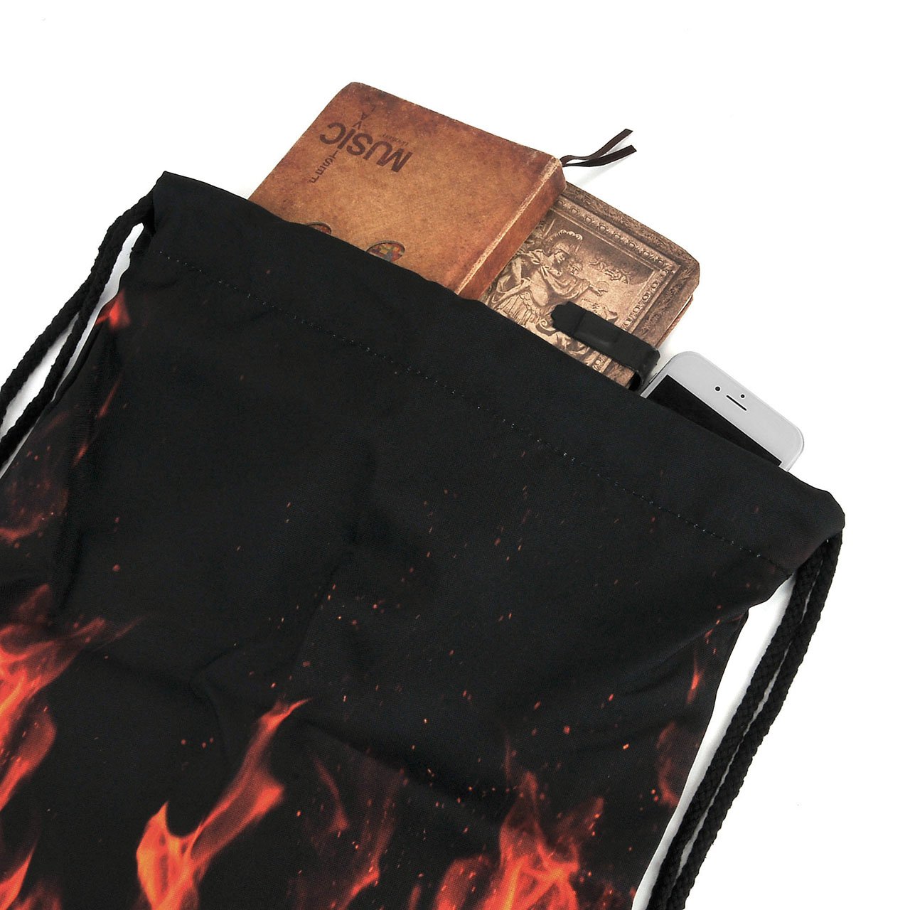 CHIC DIARY Hipster Segeltuch Rucksack Gym Sack Turnbeutel Beutel Sportbeute 3D Aufdruck Jutebeutel Muster Stringbags Tasche Bag