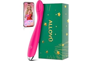 Vibrator Dildo Sex Toys for Women - Allovü Rabbit G Spot Finger Vibrators with 10 Vibration Modes for Clitoral Nipple Anus St