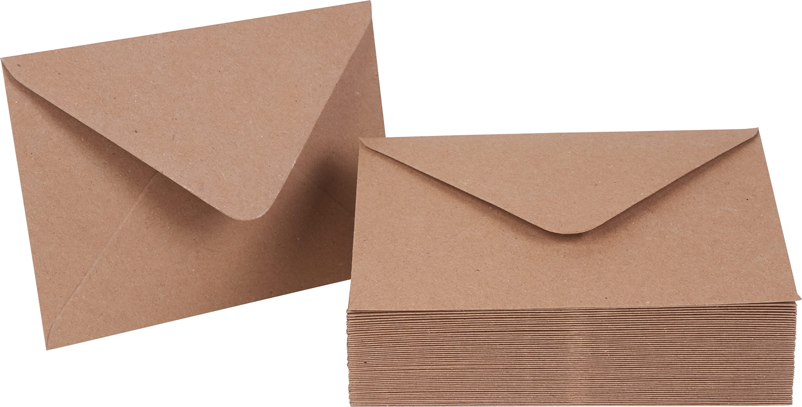 Craft UK 2278 C6 (114 X 162) BROWN KRAFT 110 GSM Envelopes (50 Pack) — image 1