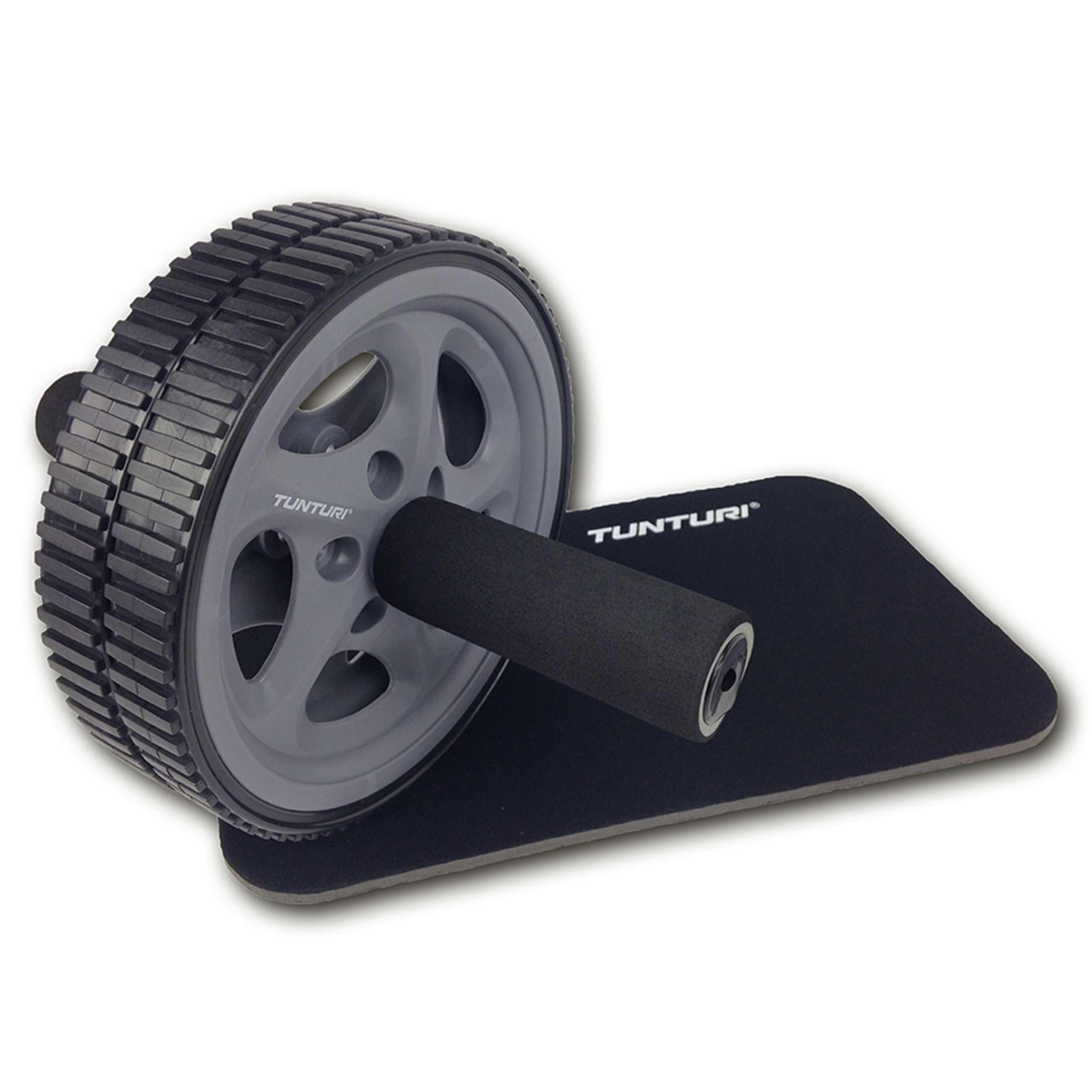 Tunturi Abtraining Deluxe Exercise Wheel - Black, One Size
