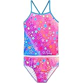 TFJH E Girls Bikini Swimsuits 2-Pieces Tankini Bathing Suits Rashguard Set 3-12Y