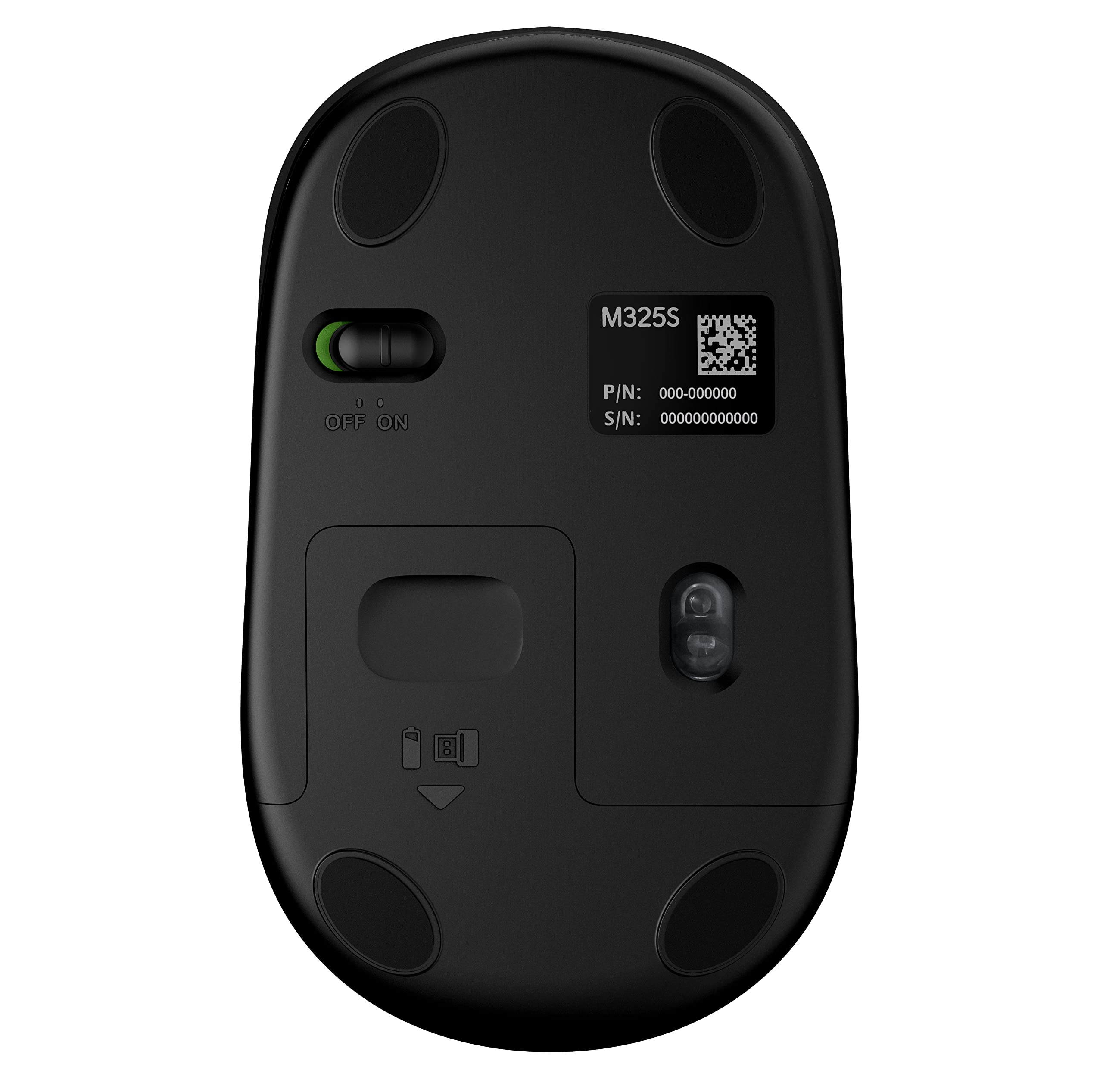 Logitech M325S Mouse, Black