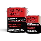 Projector Screen Paint - High Definition, 4K/8K, Ultra White - Quart