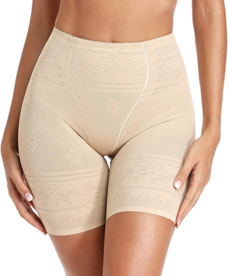 High Waist Tummy Control Shapewear Panties For Women - Seamless Slimming Slip Shorts