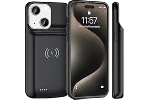HUGUODONG Battery Case for iPhone 15 Pro/iPhone 15(6.1 inch)，8000mAh, USB C Magnetic Qi Wireless Charging Case, Portable Rechargeable Extended Charger Case Battery Pack - 2023 Release