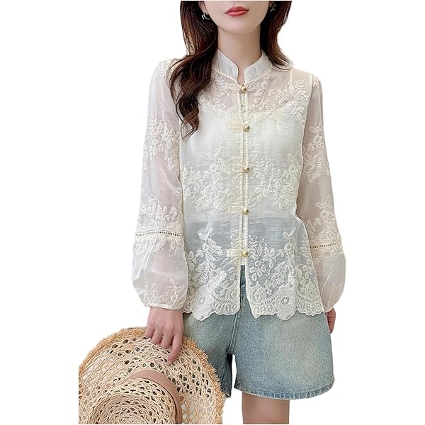 Blusa Transparente Mujer Ripley BLUSA MANGA LARGA LAURA MARQUIS