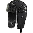 Basic Solid Blank Aviator Trapper hat Trooper Ear Flaps Ushanka Eskimo Russian Warm Winter Cold