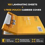 LamX A4 Laminating Pouches 150 micron 75+75 High Gloss Anti-Static Pack of 100 view 7