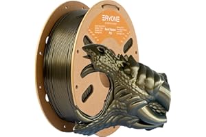 ERYONE Burnt Titanium PLA Filament 3D Printer PLA Filament 1.75mm +/- 0.03mm, Glitter PLA Filament 1KG Cardboard Spool(2.2LBS), Dark Gold