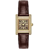 Emporio Armani Women's Two-Hand Brown Leather Watch (Model: AR11705)