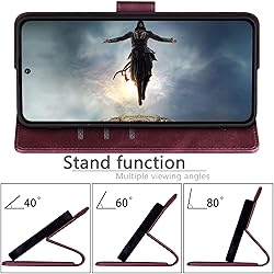 SUANPOT for Samsung S20 FE Leather Wallet case with