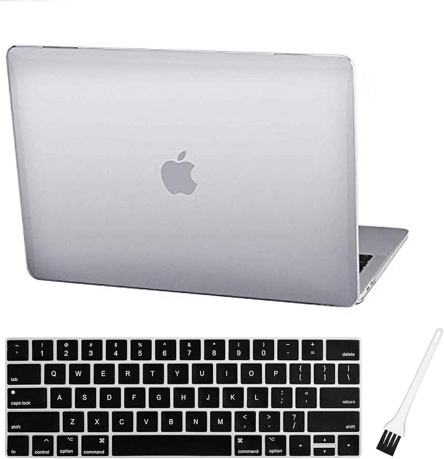 MacBook Pro 13 Case Laptop Plastic Hard Shell Cover 2019 2018 2017 2016 Release A2159/A1989/A1706/A1708 with Silicone Keyboard Cover Compatible Mac Pro 13 Inch (Crystal Clear)