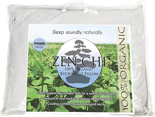 Amazon Com Zen Chi Buckwheat Pillow Organic Standard Size 14x20