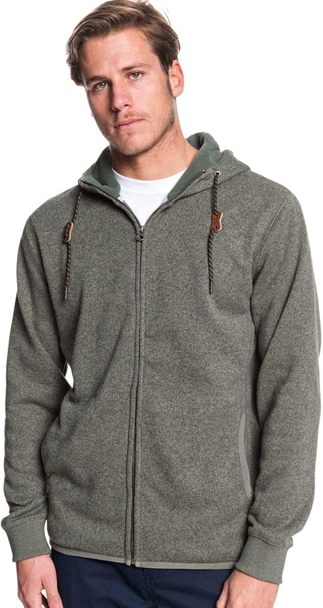 Quiksilver Mens Keller Zip Up Hoodie 