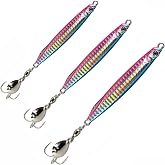 Saltwater Fishing Lures Fishing Jigs Fishing Spoons for Striped bass, Pompano, Spanish Mackerel ，Bluefish