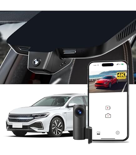 Fitcamx Dashcam Auto Vorne Hinten 2160P 1080P Geeignet für VW Tiguan