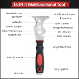 DEKEones Stainless Steel 14-in-1 Painter Tool Multi-Purpose Scraper Filler view 5