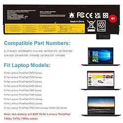 Futurebatt T480 Battery Replacement for Lenovo