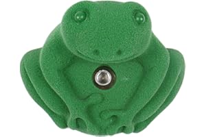 ATOMIK CLIMBING HOLDS Atomik Rock Climbing Holds Large Bolt-On Tree Frog in Green Great for Kids