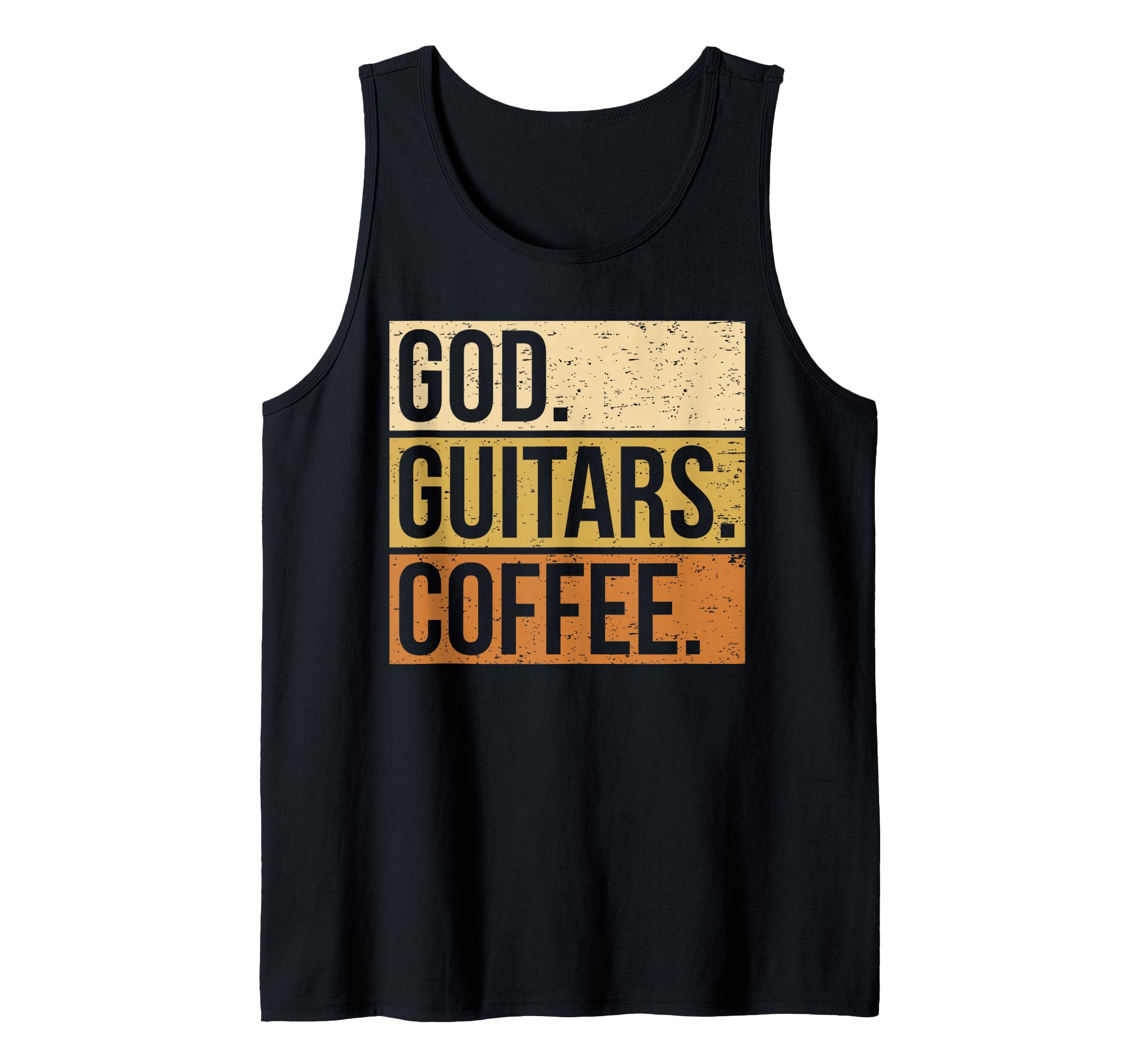 Guitar Player Guitarist I God Guitar Coffee Tank Top