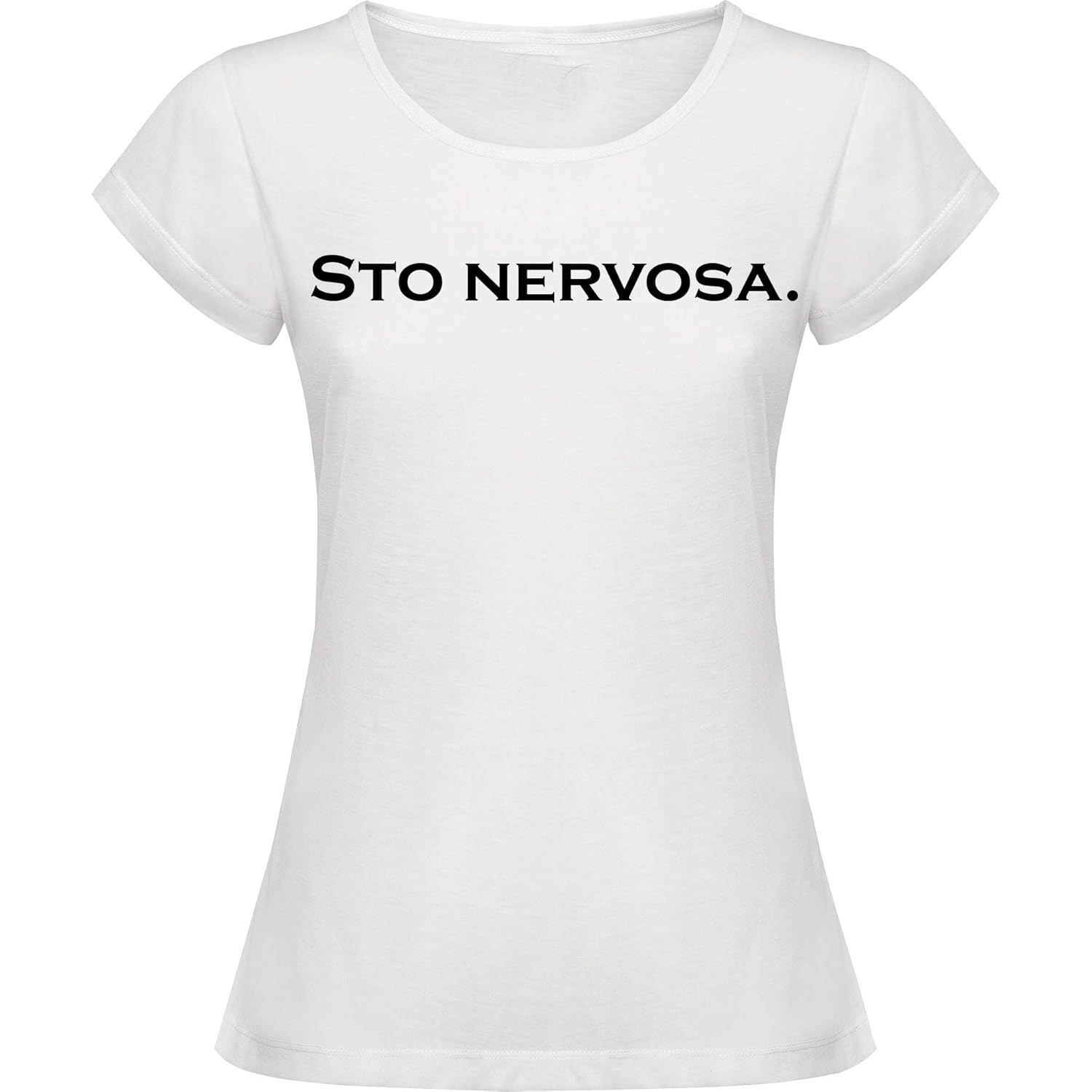 magliette con scritte sto nervosa