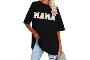 FLOYU Baseball Shirt Women Baseball Mom Tops Sports Fan Gift Clothes