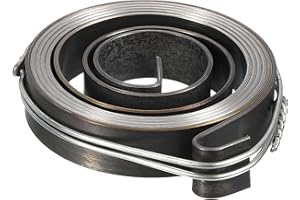 uxcell Drill Press Spring Drill Press Quill Feed Return Coil Spring Assembly Spring Steel Chemical Blackening Finish 680mm Ex