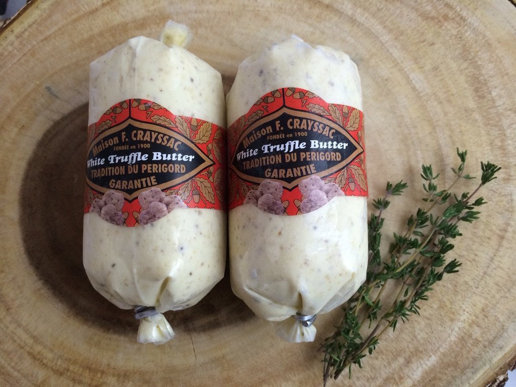 Amazon Com White Truffle Butter Four 8 Oz Log Grocery Gourmet Food