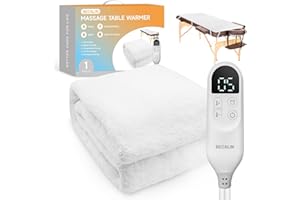 Massage Table Warmer Heating Pad Professional SPA Massage Bed Warmer with 12 Timer & 9 Heat Settings & Overheat Protection fo